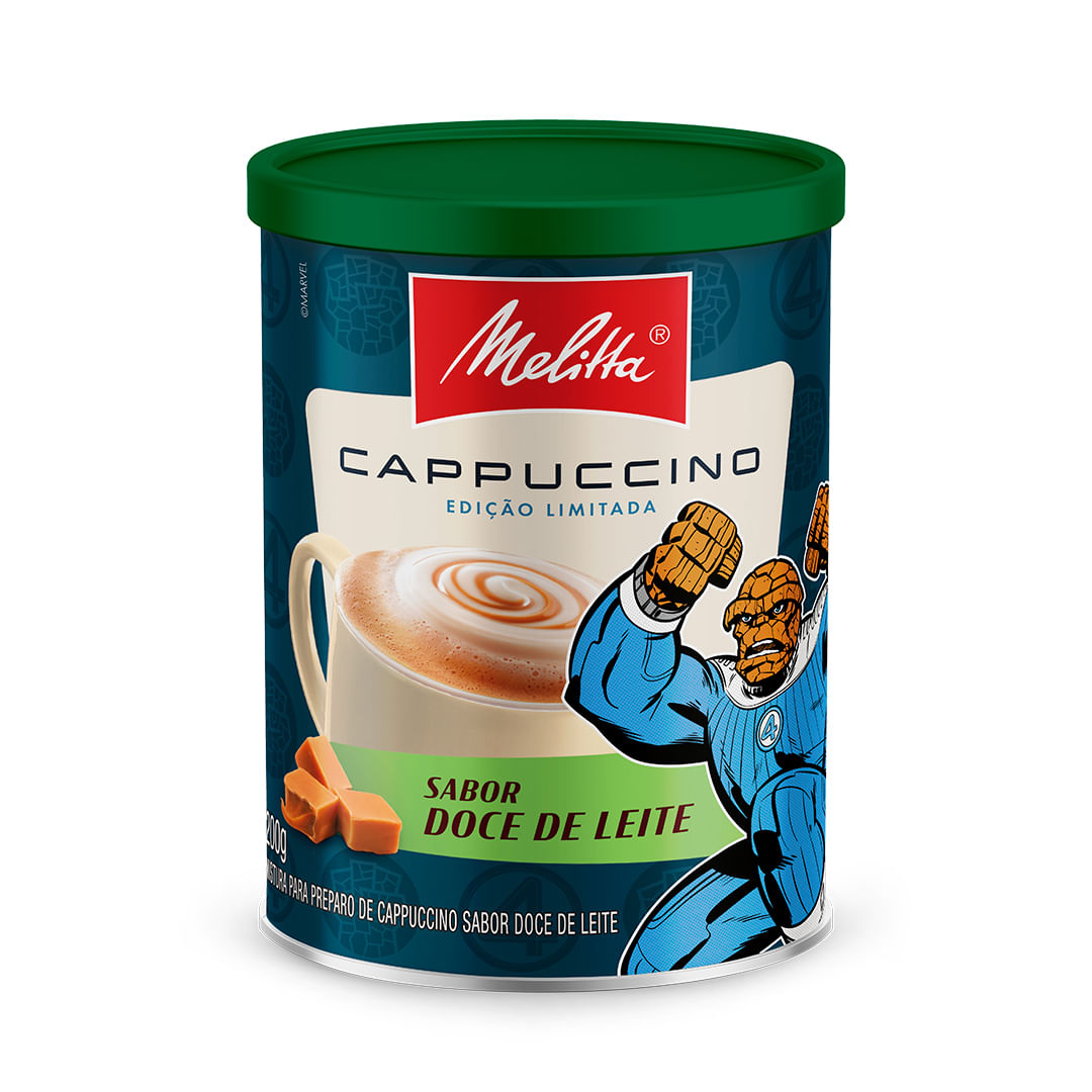 Cappuccino Solúvel Doce de Leite Melitta Lata 200g